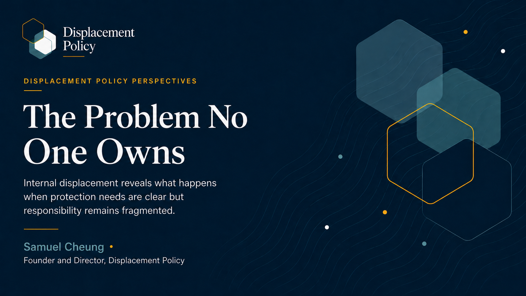The Problem No One Owns - Displacement Policy Perspectives preview card